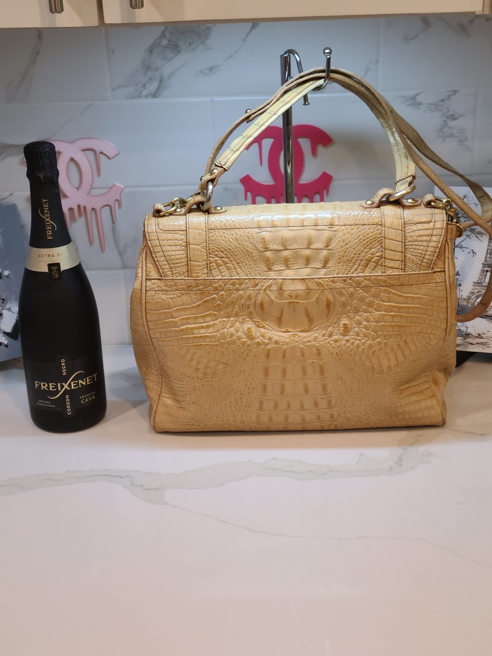 Brahmin Vintage Selia Melbourne Satchel Shoulder Bag Guc With COA - Picture 6 of 16